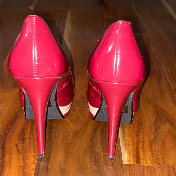 Red Marco Santi Platform Stilettos sz 9 - Picture 3 of 7